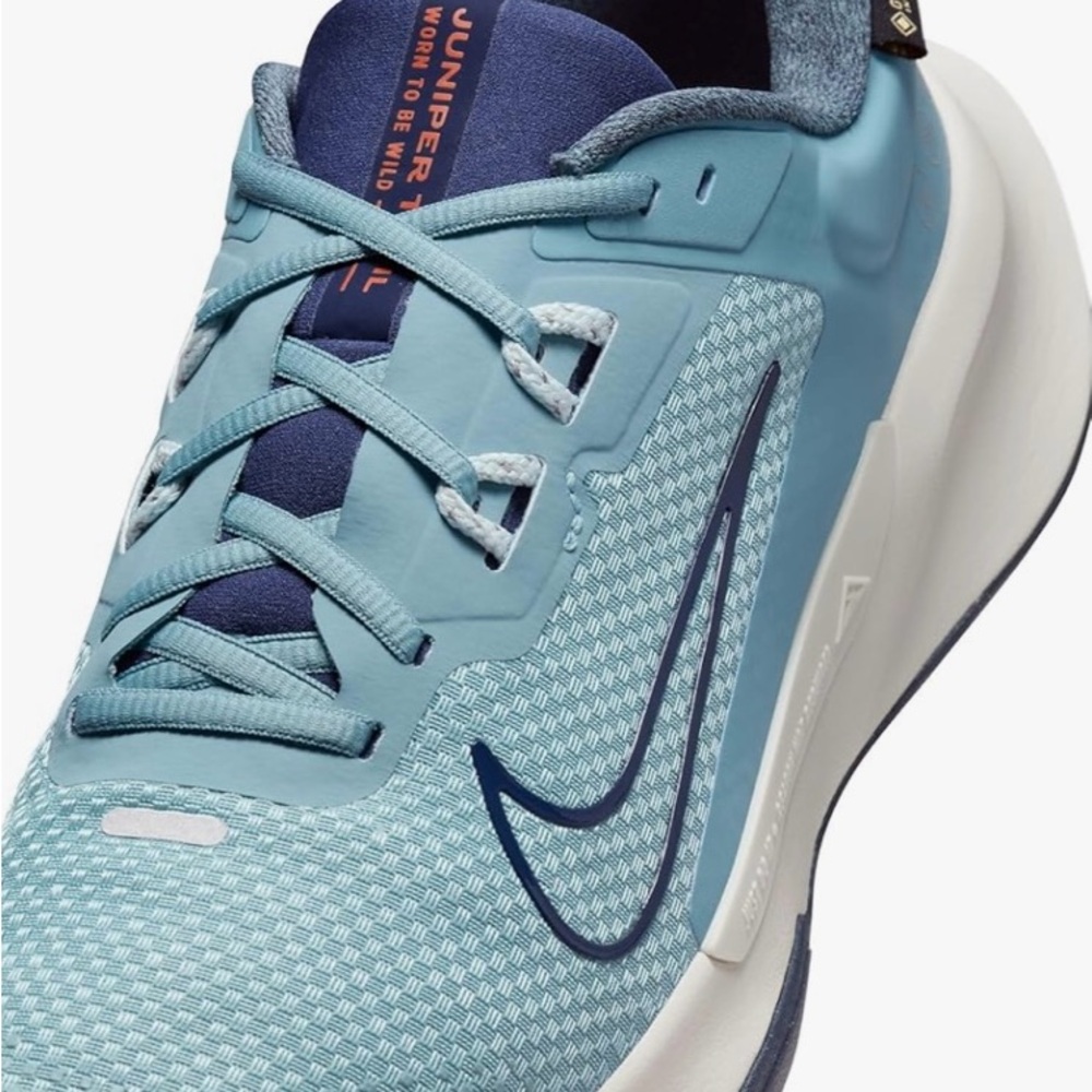 Nike Juniper Trail 2 GTX V2 Mens Size 10 Denim Turquoise Blue HM9734 402 - Picture 4 of 9